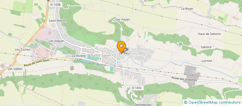 localisation de l'entreprise GENIN & CIE  SAINT-SAVIN