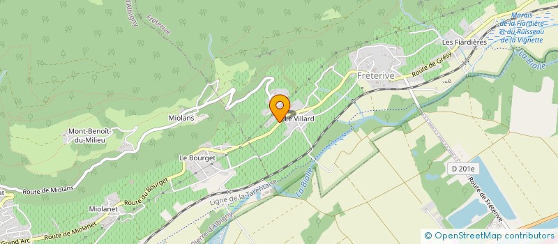 localisation de l'entreprise GENIN-PRIERE  FRETERIVE