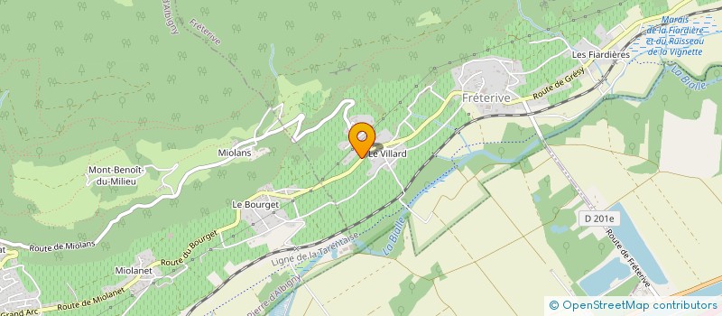 localisation de l'entreprise GENIN PRIERE PRODUCTIONS  FRETERIVE