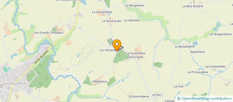 localisation de l'entreprise GENINVEST à CHOLET