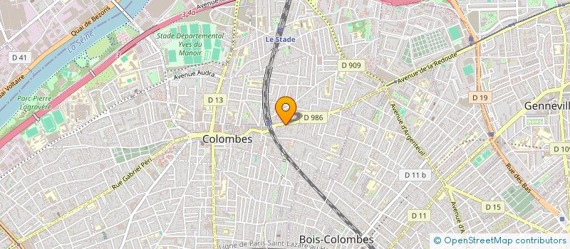 localisation de l'entreprise GENIOUS AUTOMATION à COLOMBES