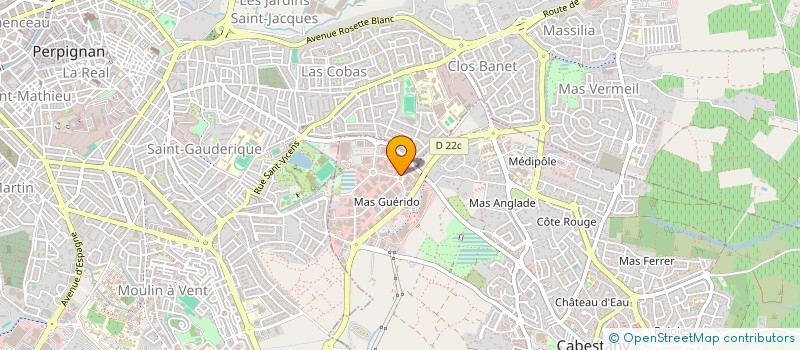 localisation de l'entreprise GENIS SPORTS à CABESTANY
