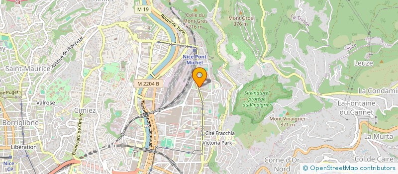localisation de l'entreprise GENITAMPO à NICE