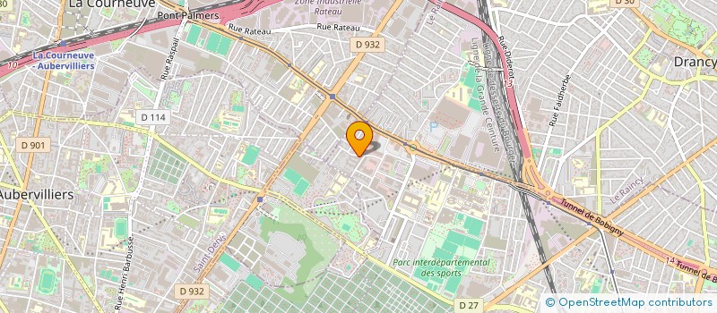 localisation de l'entreprise GENITIC  BOBIGNY