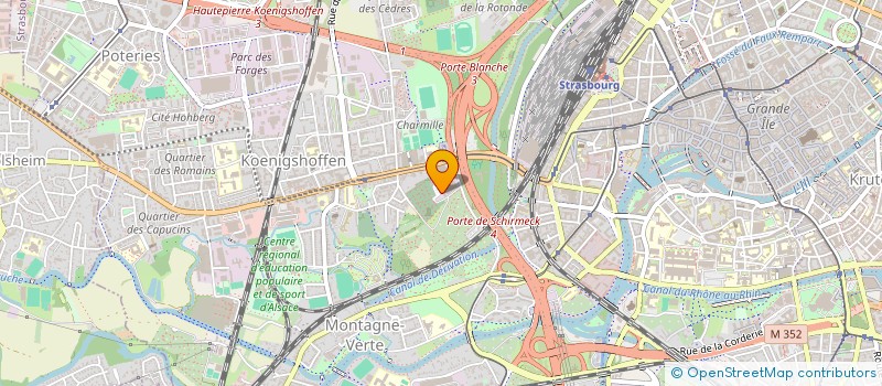 localisation de l'entreprise GENIUS à STRASBOURG