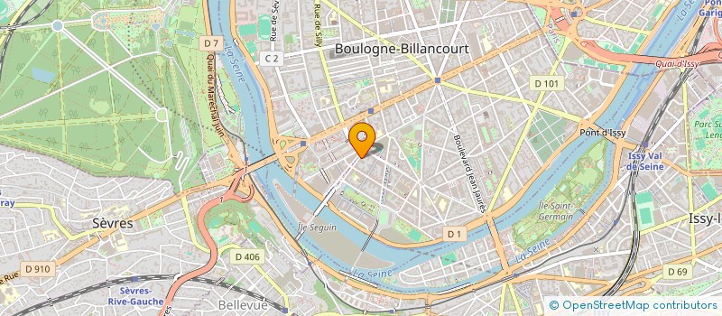 localisation de l'entreprise GENIUS à BOULOGNE-BILLANCOURT