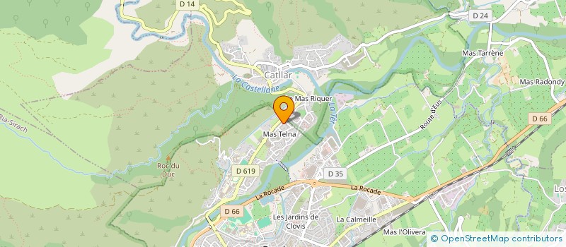 localisation de l'entreprise GENIUS  PRADES