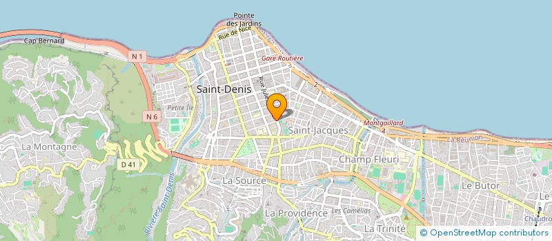 localisation de l'entreprise GENIUS AKDMY à SAINT-DENIS