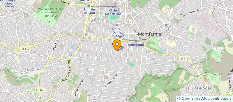localisation de l'entreprise GENIUS BAT  MONTFERMEIL