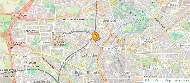 localisation de l'entreprise GENIUS CONNEXION  RENNES