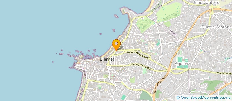 localisation de l'entreprise GENIUS INFORMATIQUE à BIARRITZ