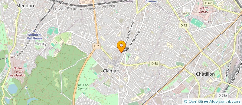 localisation de l'entreprise GENIUS-IT à CLAMART