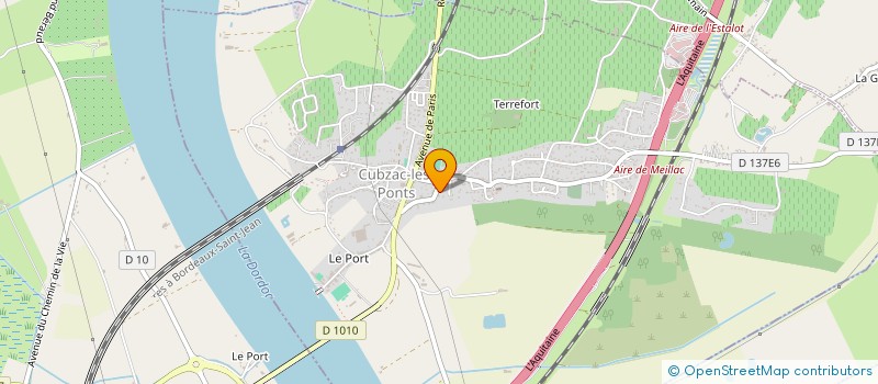 localisation de l'entreprise GENIUS LAB  CUBZAC-LES-PONTS