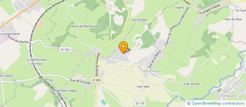 localisation de l'entreprise GENIUS LOCI  HARDINVAST