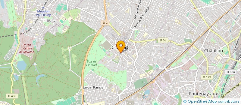localisation de l'entreprise GENIUS MOVE à CLAMART