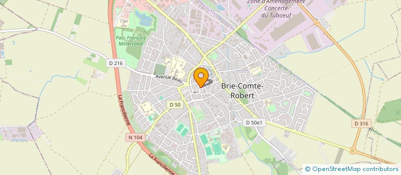 localisation de l'entreprise GENIUS MUSIC  BRIE-COMTE-ROBERT