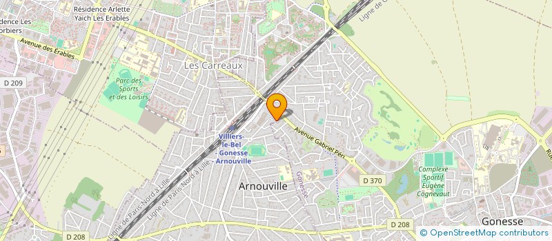 localisation de l'entreprise GENIUS REPARATION  ARNOUVILLE