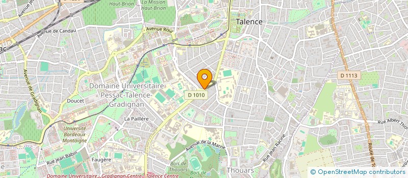 localisation de l'entreprise GENIUS THERAPEUTICS  TALENCE