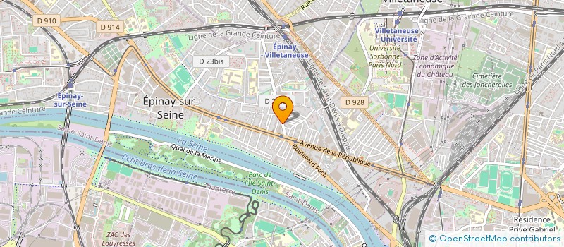 localisation de l'entreprise GENIUSCOM à EPINAY-SUR-SEINE