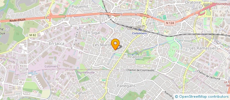 localisation de l'entreprise GENIUSFLASH CONCEPTION à COLOMIERS