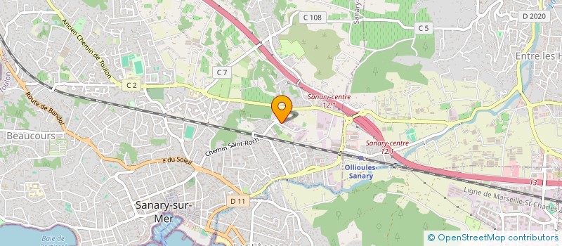 localisation de l'entreprise GENIUSHOES  SANARY-SUR-MER