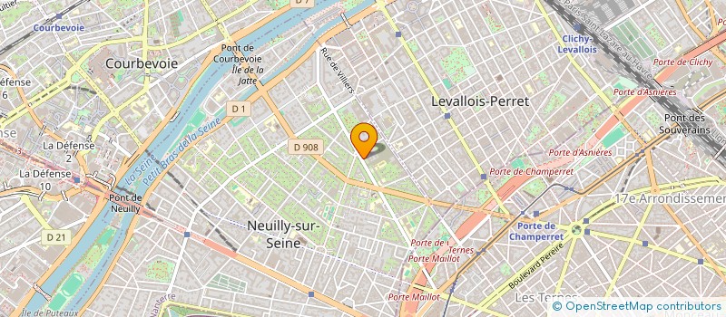 localisation de l'entreprise GENIUX à NEUILLY-SUR-SEINE