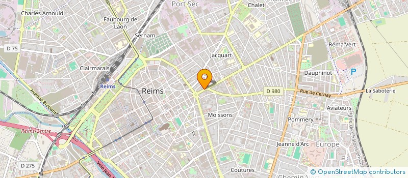 localisation de l'entreprise GENKI BENTO ATELIER  REIMS