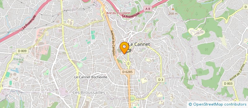 localisation de l'entreprise GENKIDAMA à LE CANNET