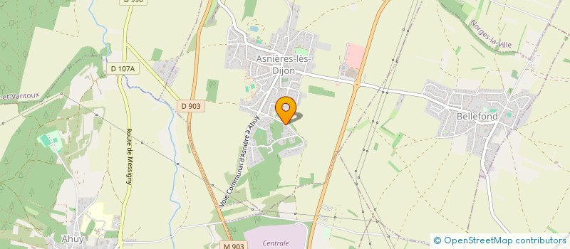 localisation de l'entreprise GENLIS VET  ASNIERES-LES-DIJON