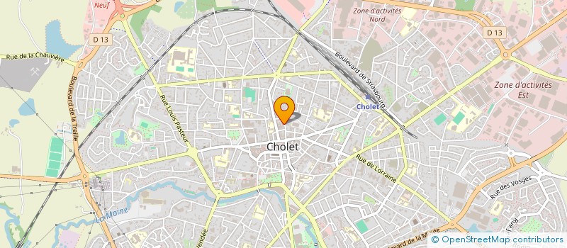 localisation de l'entreprise GENNAKER à CHOLET