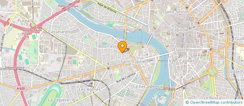 localisation de l'entreprise GENNARO ET ASSOCIES à TOULOUSE