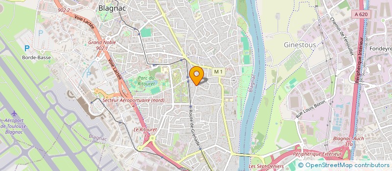 localisation de l'entreprise GENNERO MICHEL  BLAGNAC