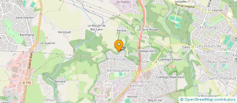 localisation de l'entreprise GENNES ET PLAISIRS à VANNES