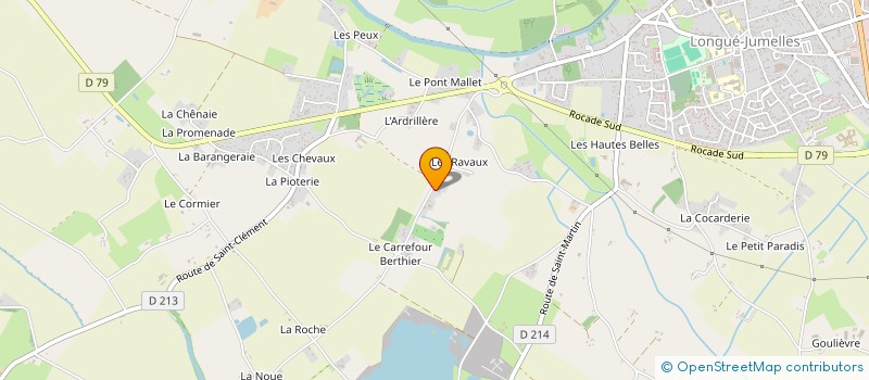 localisation de l'entreprise GENNES MOTOR SPORT  GENNES-VAL-DE-LOIRE