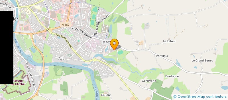 localisation de l'entreprise GENNES PATRIMOINE  CHATEAU-GONTIER-SUR-MAYENNE