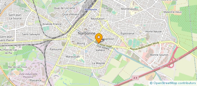 localisation de l'entreprise GENNETAY YVON ET PONS CLAUDE  NARBONNE