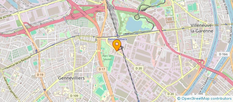 localisation de l'entreprise GENNEVILLIERS à GENNEVILLIERS