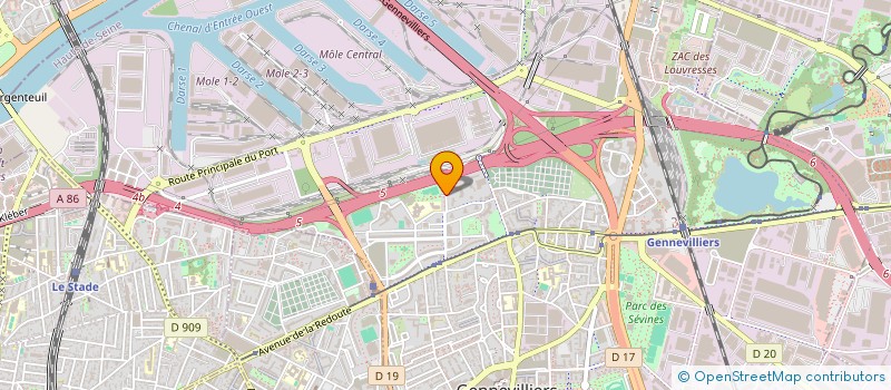 localisation de l'entreprise GENNEVILLIERS ENERGIE  GENNEVILLIERS