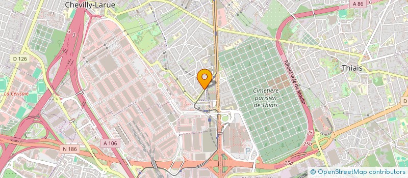 localisation de l'entreprise GENNEVILLIERS HANA  CHEVILLY-LARUE