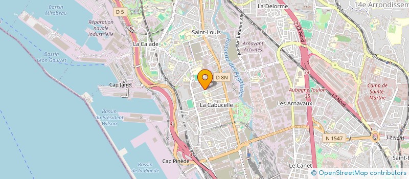 localisation de l'entreprise GENNIMER à MARSEILLE