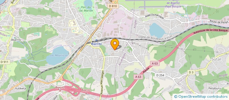 localisation de l'entreprise GENO DE RE à BIARRITZ