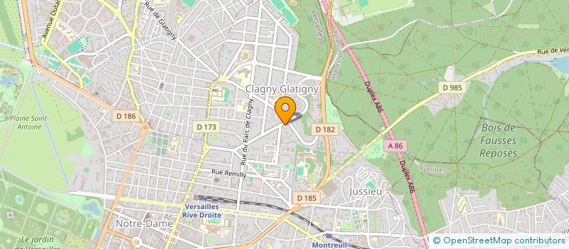 localisation de l'entreprise GENOA ADVISORY à VERSAILLES