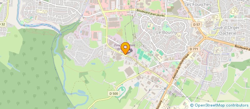 localisation de l'entreprise GENOCELLULES  SAINT-BERTHEVIN