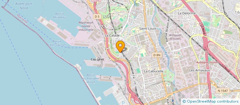 localisation de l'entreprise GENODI à MARSEILLE