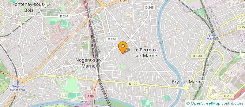localisation de l'entreprise GENOMINES à LE PERREUX-SUR-MARNE