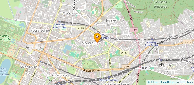 localisation de l'entreprise GENONE à VERSAILLES