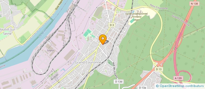 localisation de l'entreprise GENOP à GRAND-COURONNE