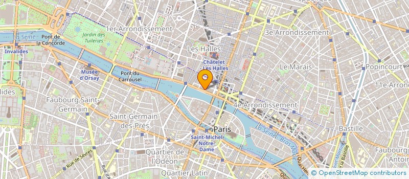 localisation de l'entreprise GENOPLANTE CIBLE OSRCROP à PARIS