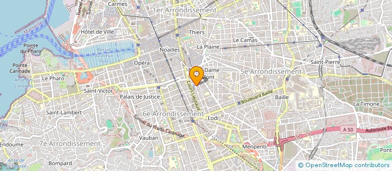localisation de l'entreprise GENOPTI à MARSEILLE