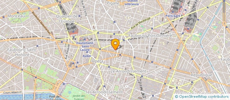 localisation de l'entreprise GENOU PARIS  PARIS